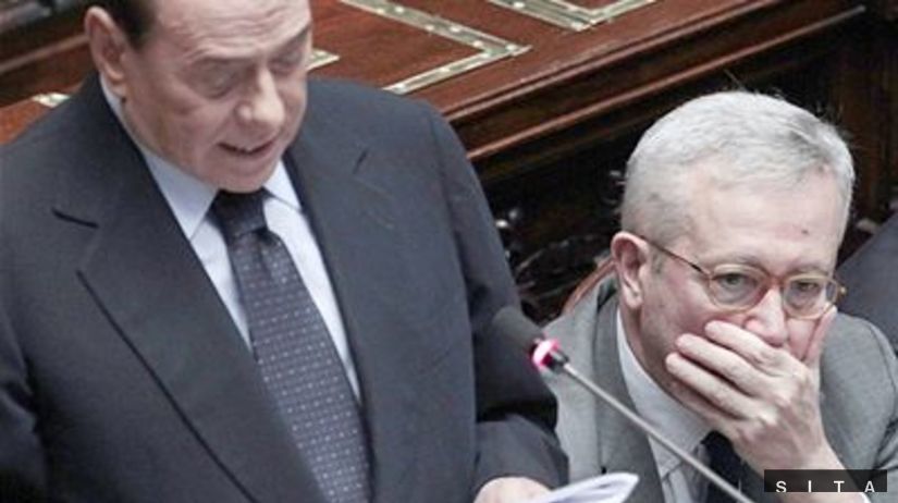 Silvio Berlusconi a Giulio Tremonti