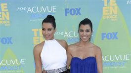 Kim Kardashian (vľavo) a Khourtney Kardashian. 