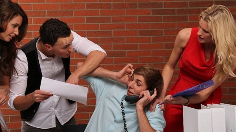 stres, napätie, hádka, práca, prepracovanosť