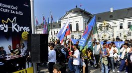 Rómovia, pochod Bratislavou