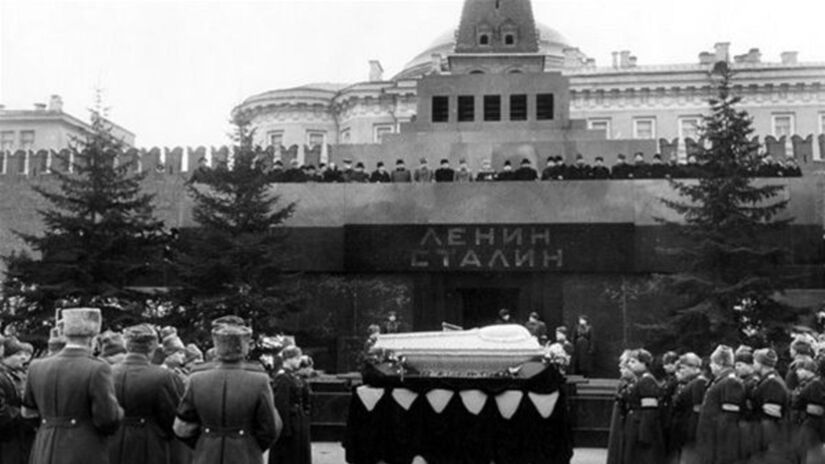 Stalinov pohreb v roku 1953.