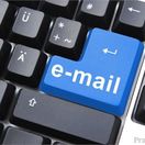 e-mail, pošta, poštová schránka, klávesnica, enter, nevyžiadaná pošta, spam