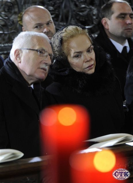 Vdova po Václavovi Havlovi Dagmar a český...