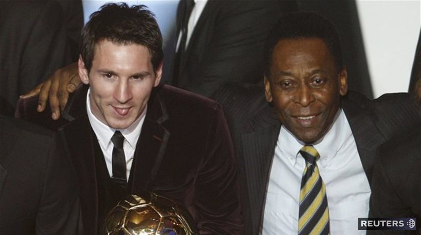 Lionel Messi a Pelé
