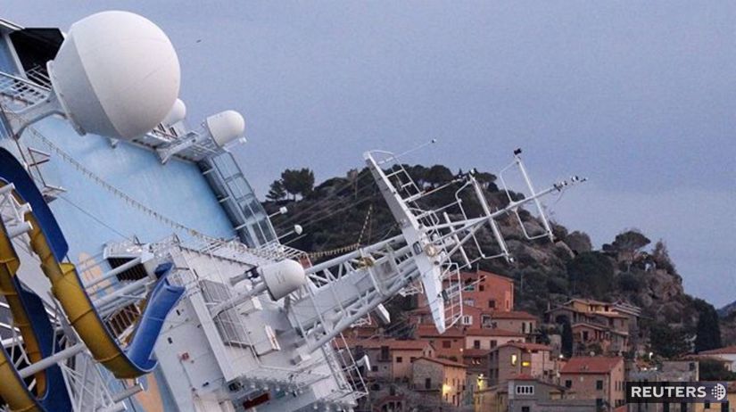 Concordia, potopená loď, Taliansko