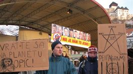 Trenčín, protest, Gorila