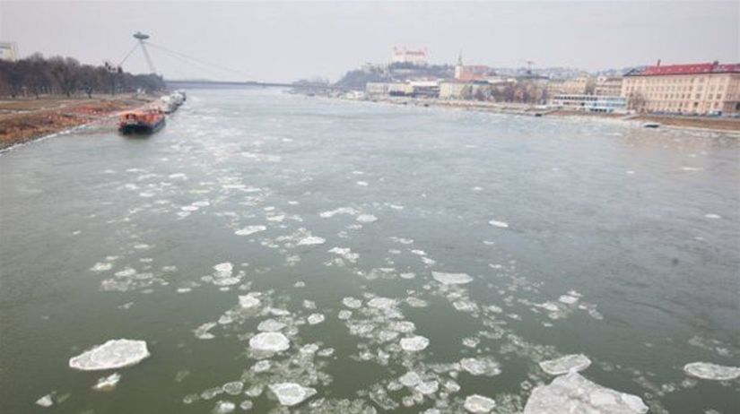 ľad, Dunaj, kryhy