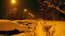 počasie, sneh, doprava, kalamita, Považská Bystrica