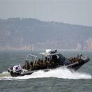 Južná Kórea, vojenské cvičenie, čln