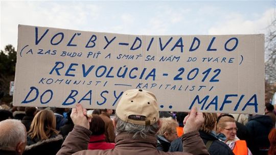 Na začiatok protestu Gorila v Bratislave prišlo...