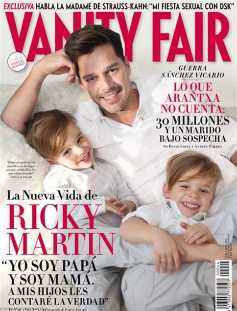 Spevák Ricky Martin sa nechal vyfotografovať v...