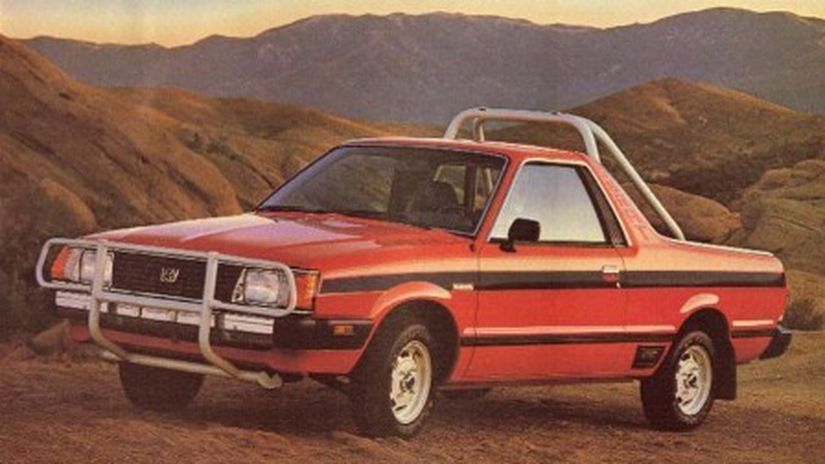 Pikap Subaru Brat urobilo japonskej štvorkolke...