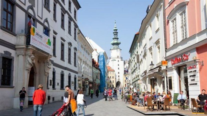 Bratislava, mesto, turisti