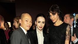 Cartier - párty - Jason Wu, Lily Collins a Arizona Muse