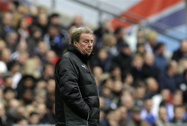 Tréner Tottenhamu Harry Redknapp.