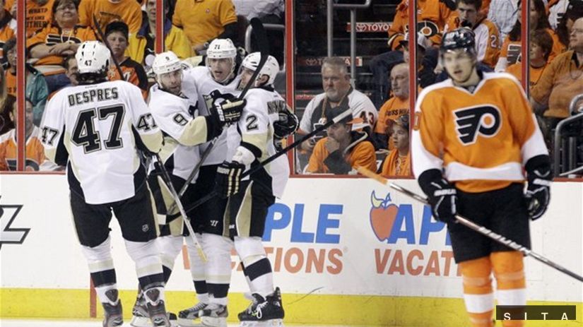 Radosť hráčov Pittsburghu.