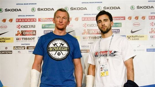 Zranení Marcel Hossa a Dominik Graňák.