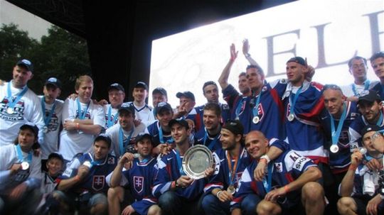 Oslavy slovenských hokejistov 