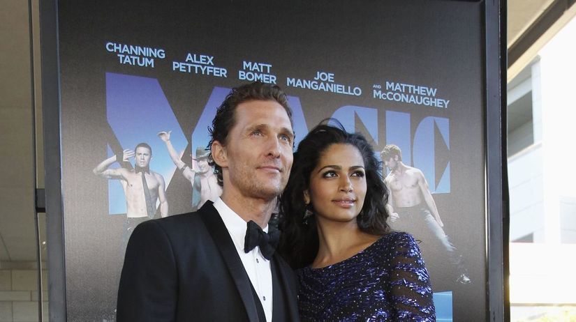 Herec Matthew McConaughey a jeho manželka...