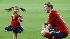 Fernando Torres s dcérkou Norou