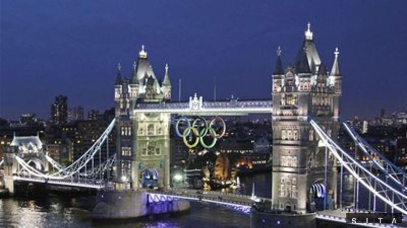 Londýn, Tower Bridge, olympiáda