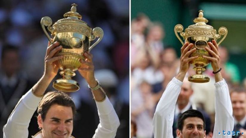 Roger Federer a Novak Djokovič