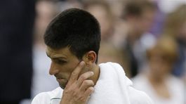 Novak Djokovič dohral vo Wimbledone v semifinále.