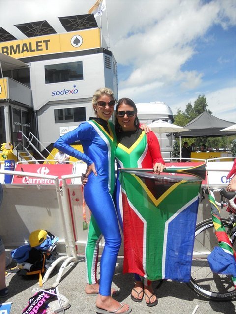 Fanúšičky Juhoafrickej republiky.