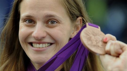 Danka Barteková s olympijským bronzom.