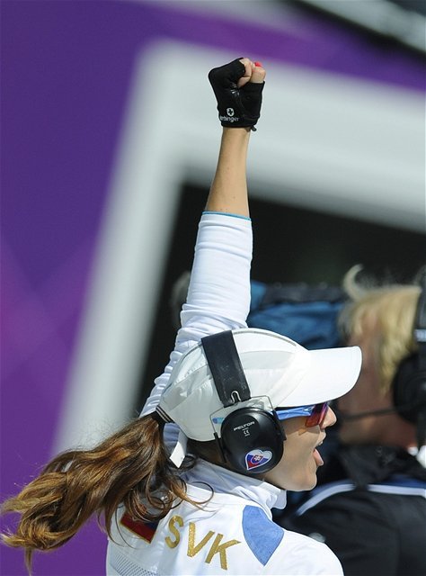 Obrovská radosť Danky Bartekovej z bronzu.