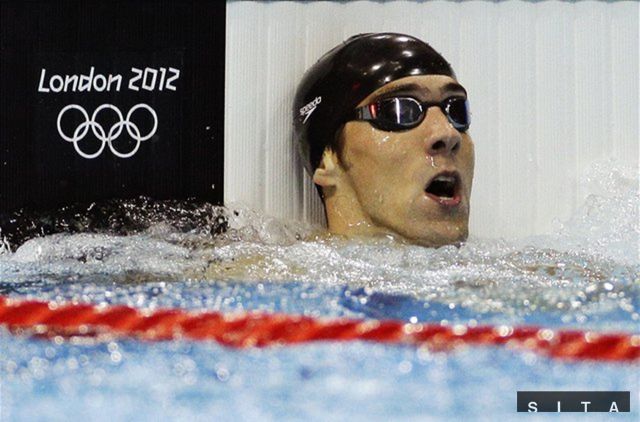 Americký plavec Michael Phelps.