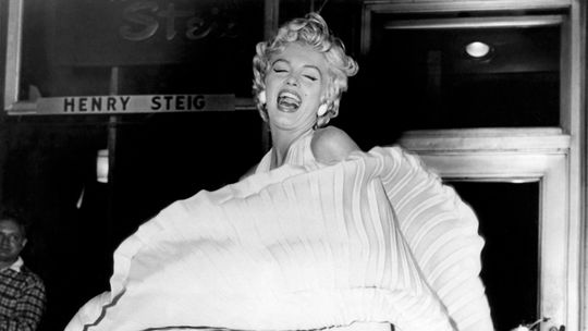 Herečka Marilyn Monroe na slávnej fotografii z...