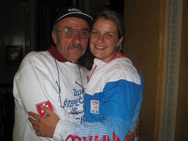 Zuzana Štefečeková s otcom Andrejom.