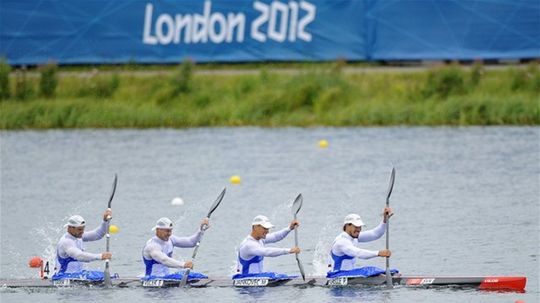 OH Londýn, kanoistika, štvorkajak, K4, Vlček,...