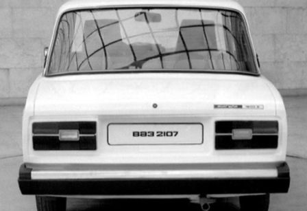 Vzácna fotografia prototypu VAZ 2107 z roku...
