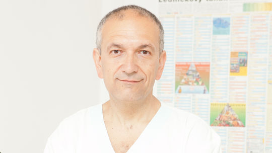 Odborník na výživu MUDr. Peter Minárik.