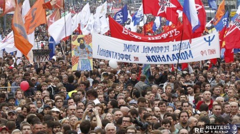 Moskva, opozičná demonštrácia