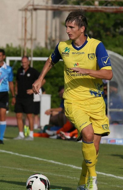 Pavol Farkaš v drese Chieva Verona.