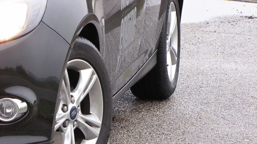 Testovaný Focus jazdil na pneumatikách Michelin...
