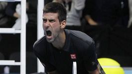 Novak Djokovič po triumfe nad Federerom.