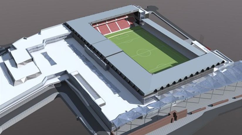 trnava - stadion - vizualizacia