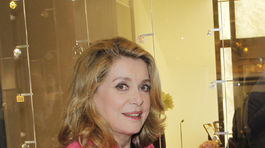PARIS, FRANCE - NOVEMBER 20:   Catherine Deneuve attends Jaeger-LeCoultre Vendome Boutique Opening at Jaeger-LeCoultre Boutique on November 20, 2012 in Paris, France.  (Photo by Bertrand Rindoff Petroff/French Select via Getty Images for Jaeger-LeCoultre)