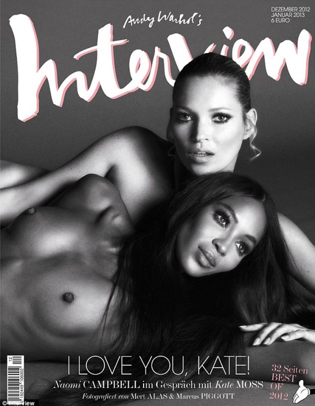 Topmodelky Naomi Campbell (v popredí) a Kate...