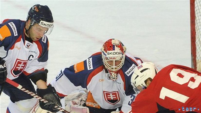 Slovensko, Nórsko, hokej, Staňa
