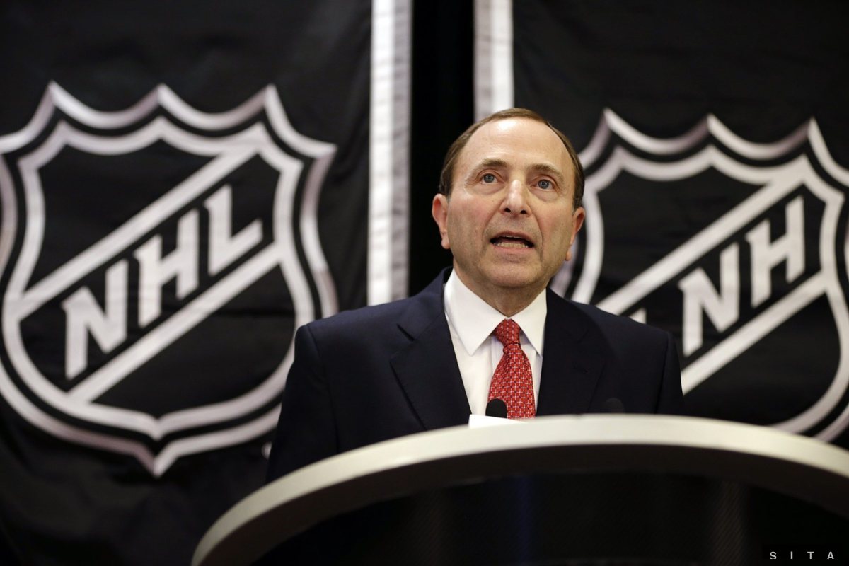 Komisár NHL Gary Bettman na archívnej snímke.