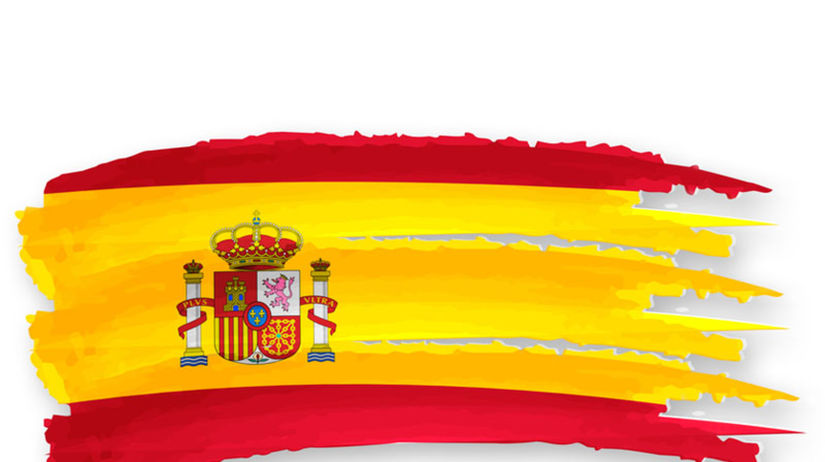 Španielsko. vlajka, zástava, Madrid
