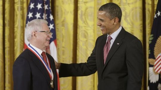 Ján Vilček s americkým prezidentom Barackom...