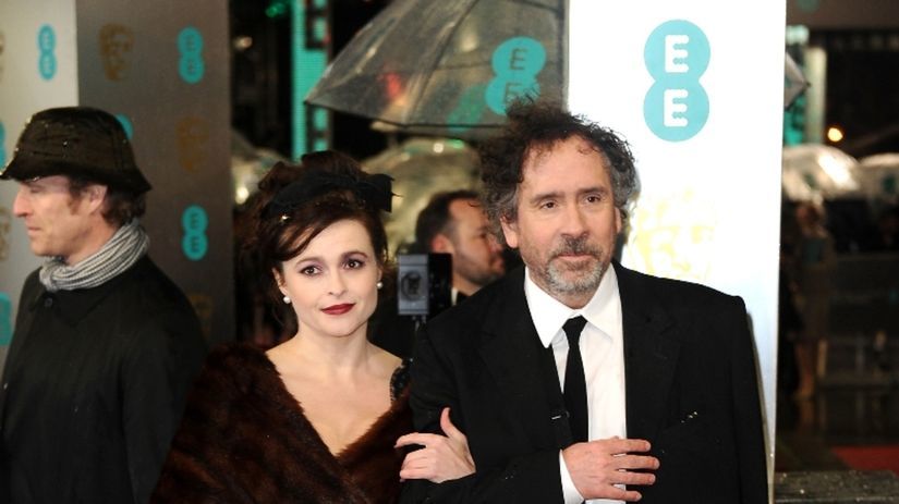 Tim Burton s manželkou Helenou Bonham Carter