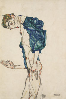 Egon Schiele, Kazateľ (autoportrét v...