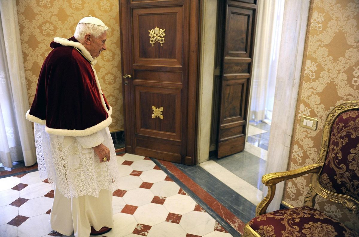 Na pápežovi Benediktovi XVI. zreteľne badať...